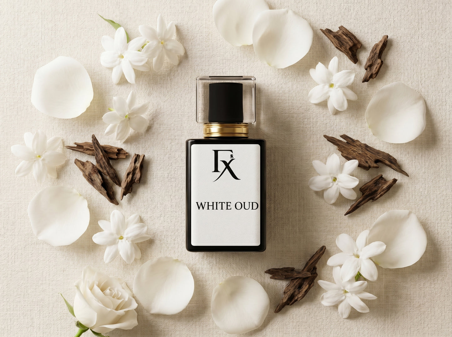 FumeX White Oud  50ml | Long Lasting Luxury Perfume for Men | Premium Oud Fragrance | Elegant Gift Perfume | Best Oud Scent in Pakistan